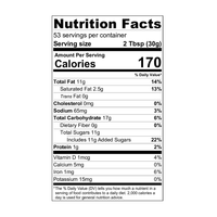 Lotus Biscoff Creamy Cookie Butter - Value Jar Case Nutrition Facts 