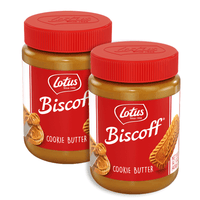 Lotus Biscoff Creamy Cookie Butter Spread - 2 Jar Pack 